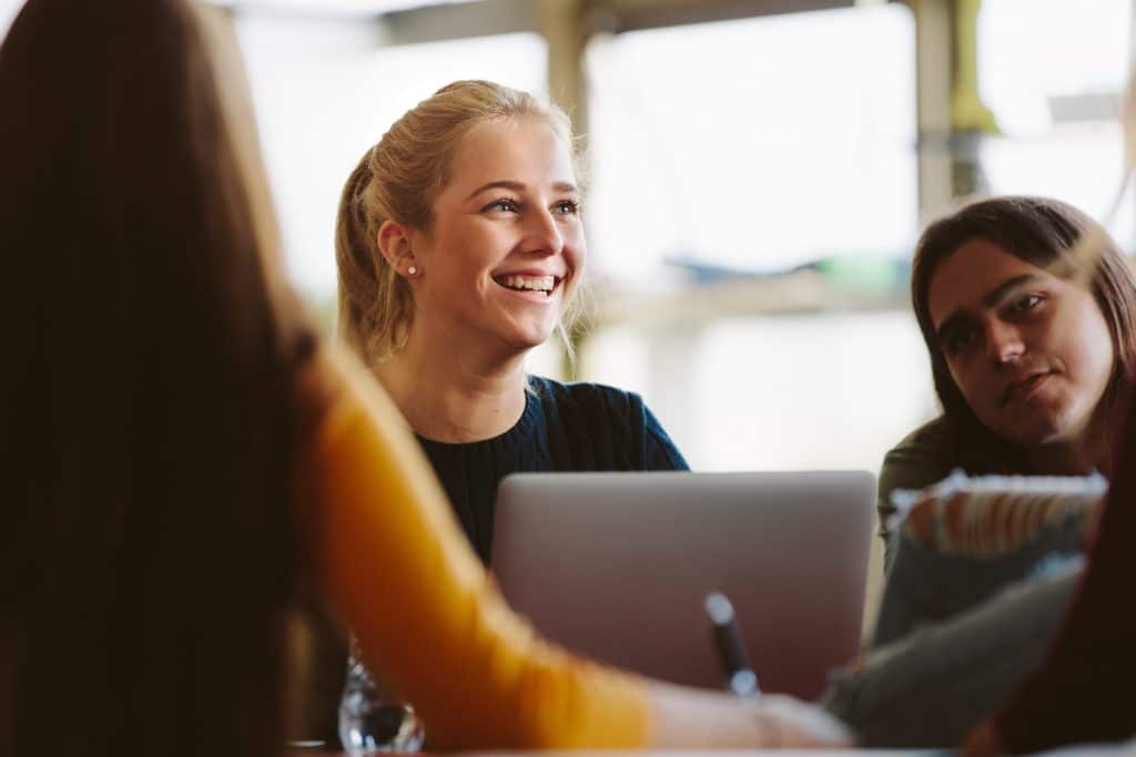 Students in class