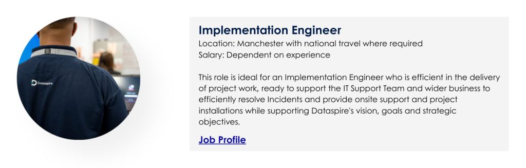 Implementation Engineer Job Description