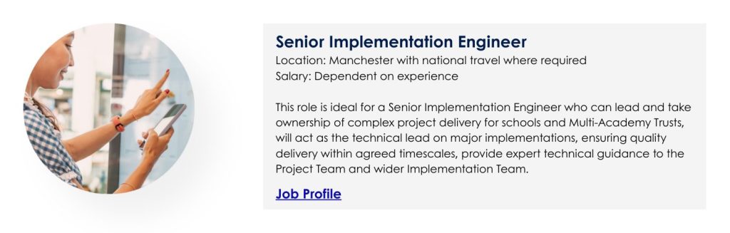 Senior Implementation Engineer Job Description