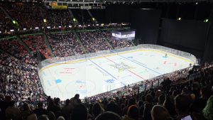 Manchester Storm in action at the AO Arena